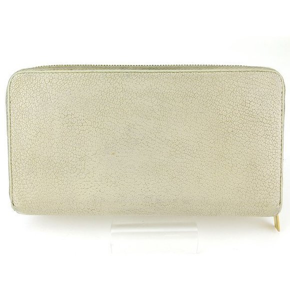 Celine in black Wallet long Zip beige leather - Picture 1 of 6